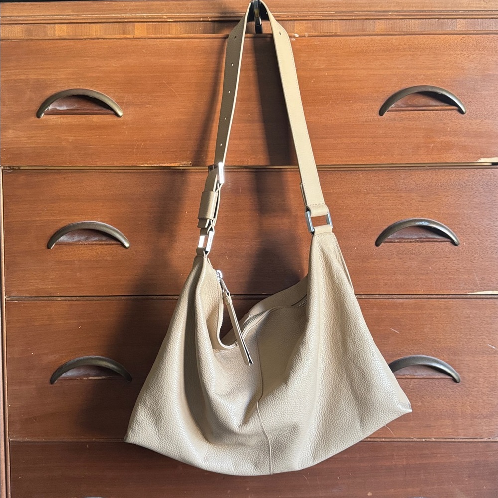 All Saints Edbury Tan Leather Shoulder Bag